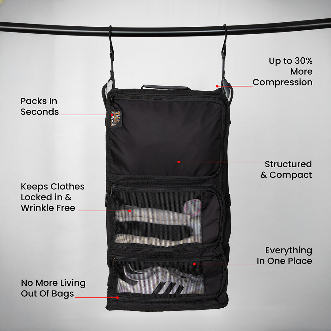 Walkabout Wardrobe - Hanging Travel Organiser