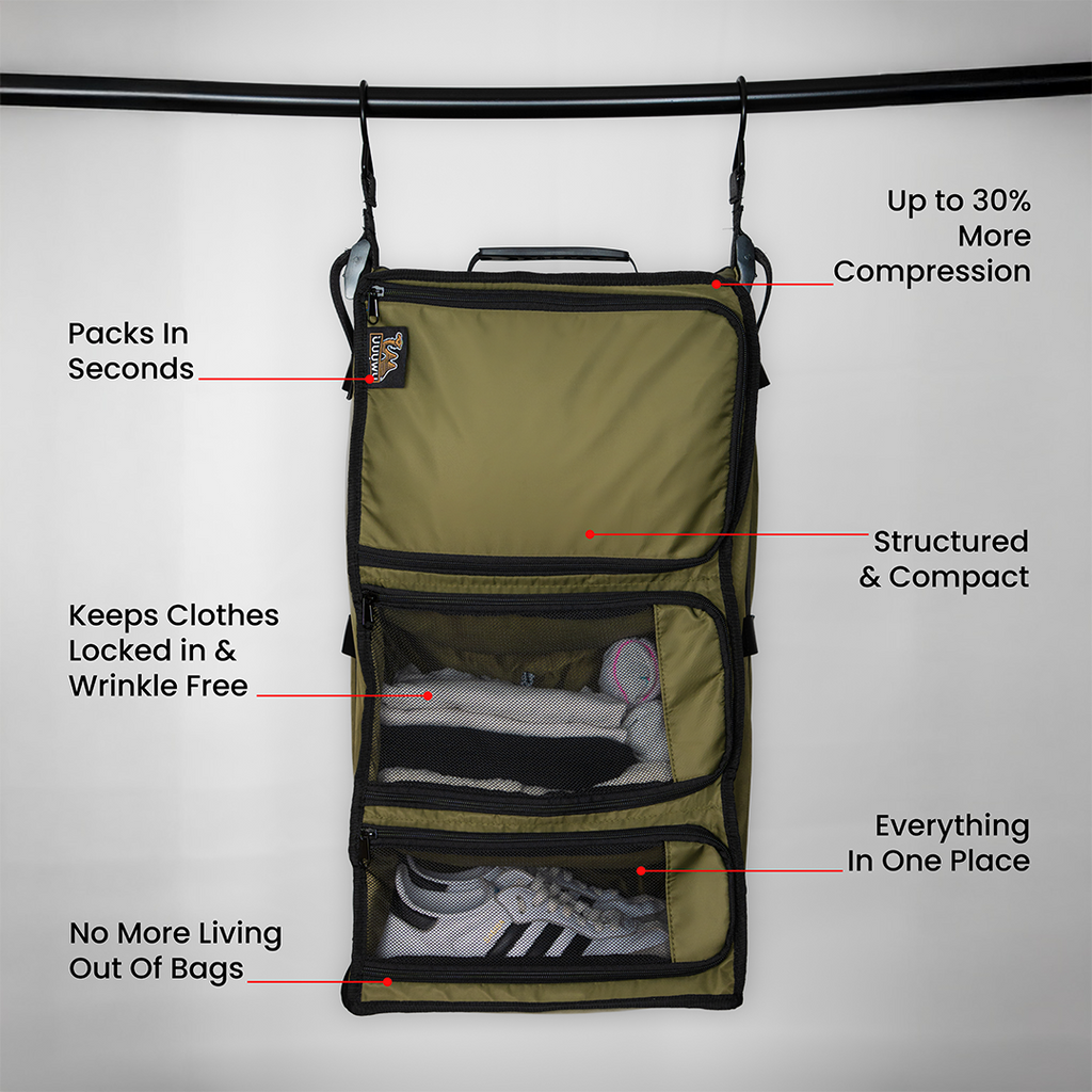 Walkabout Wardrobe - Hanging Travel Organiser