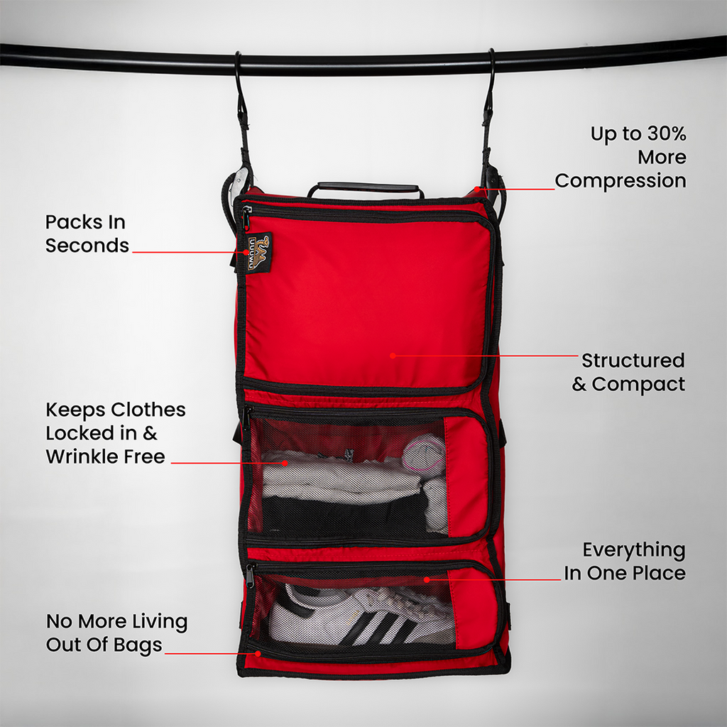 Walkabout Wardrobe - Hanging Travel Organiser