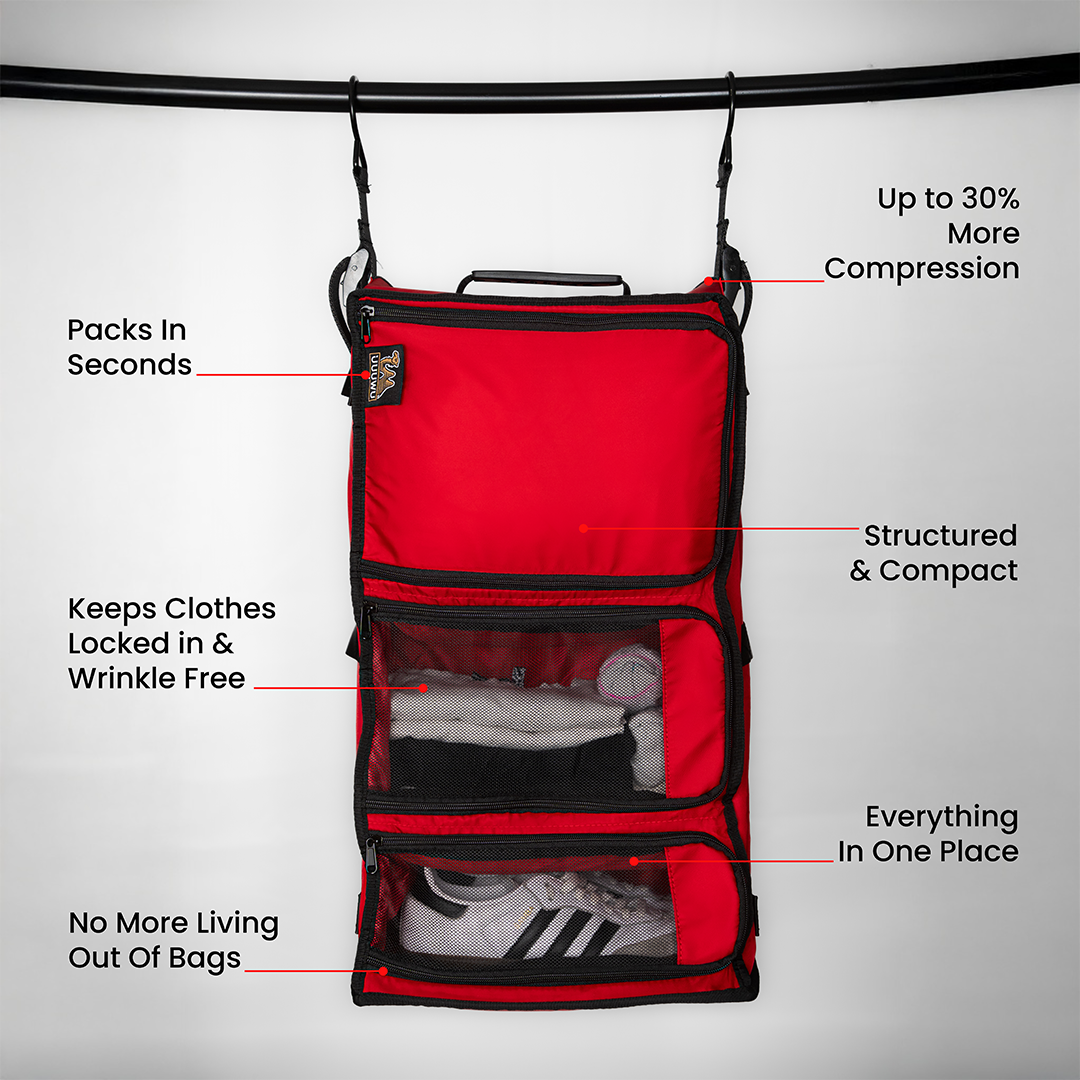Walkabout Wardrobe - Hanging Travel Organiser